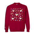 Load image into Gallery viewer, Chicken Flower Crew Neck