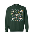 Load image into Gallery viewer, Chicken Flower Crew Neck