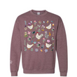 Load image into Gallery viewer, Chicken Flower Crew Neck