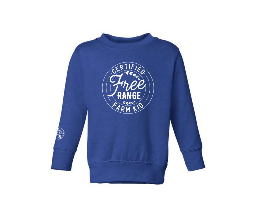 Toddler Free Range Farm Kid Crew Neck – East Coast Farm Life Clothing ...